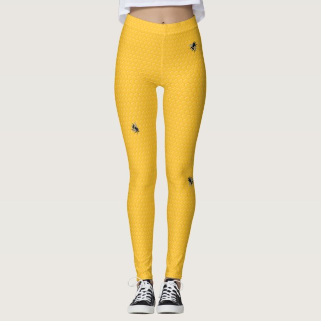 Leggings - Honeycomb Bee2 (Front)