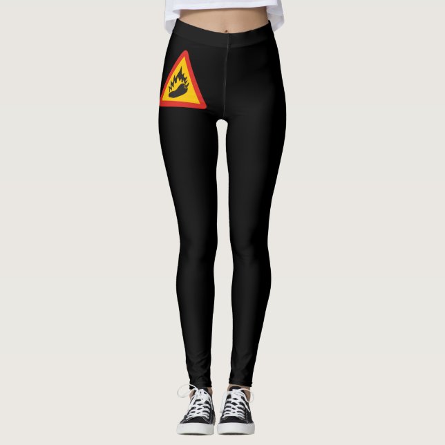 Leggings Hot pepper danger (Devant)