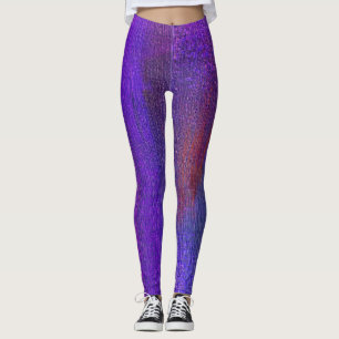 Leggings Huile Abstraite : Arrière - plan de texture de toi