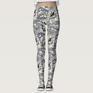 Leggings Humour amusant Dessin Dessin Discours Ballons Grap