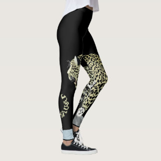 Leggings Hurlement de Jaguar ! Guêtres
