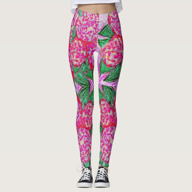 Leggings Hydrangeas (Front)
