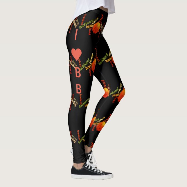 Leggings I Love Basketball the Game of Champions (Droite)