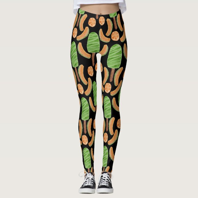 Leggings Ice cream pattern | Lollies pattern | lollipop 12 (Devant)
