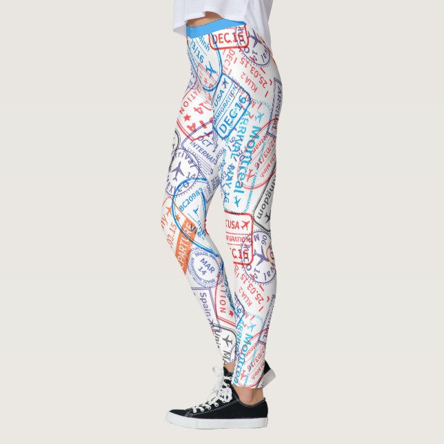 Leggings Icône Voyage (Gauche)