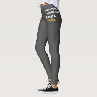 Leggings Icônes alimentaires de Turin - Vermouth, Tramezzin