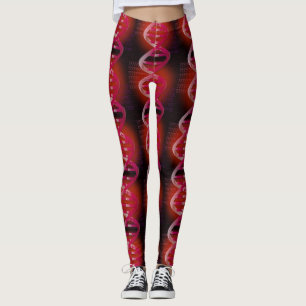 Leggings ID ADN Science Rouge
