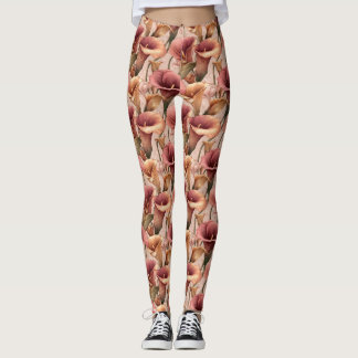Leggings Idées de cadeaux charmants de lys calla de gym pêc