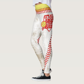 Leggings Il est tout au sujet des guêtres du ce base-ball