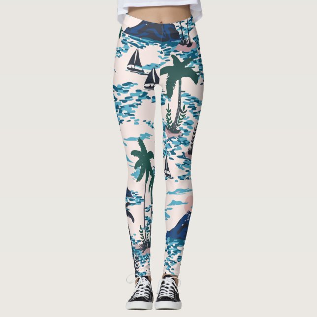 Leggings Île D'Hawaii (Devant)