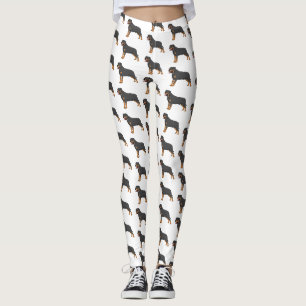 Leggings Illustration de chien Rottweiler