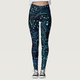 Leggings Illustration de conception de carte de circuit Cus