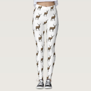 Leggings Illustration de dessin sur le cerf