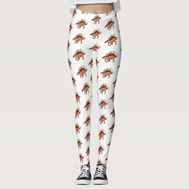 Leggings Illustration de Kentrosaurus (Devant)