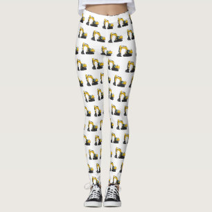Leggings Illustration de la pelle Crawler