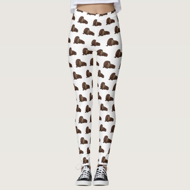 Leggings Illustration de Walrus (Devant)