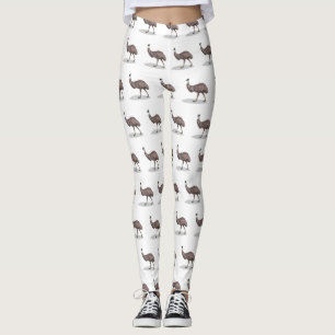 Leggings Illustration d'Emu bird