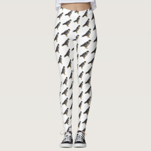 Leggings Illustration d'oiseau de faucon pèlerin