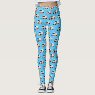 Leggings Illustration du fourgon de livraison