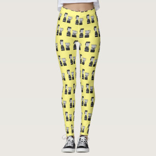 Leggings Illustration du processeur et du mixeur alimentair