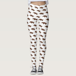Leggings Illustration du rôti de porc / rôti de porc