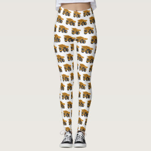 Leggings Illustration d'un camion à grande échelle