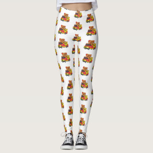 Leggings Illustration d'un camion de nourriture pour chien 