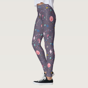 Leggings Illustration Supergirl volant vers le haut