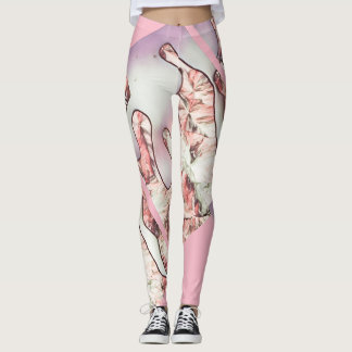 Leggings Image microscopique de glace