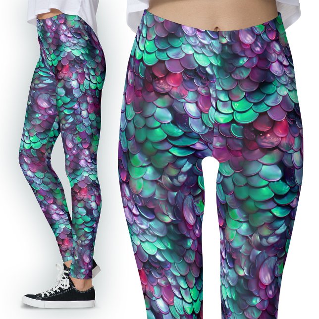 Leggings Imaginaire Dragon Scales Imaginaire Sirène (Créateur téléchargé)