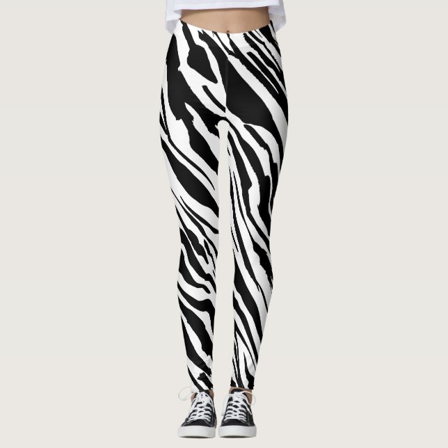 Leggings impression de peau animale  (Devant)