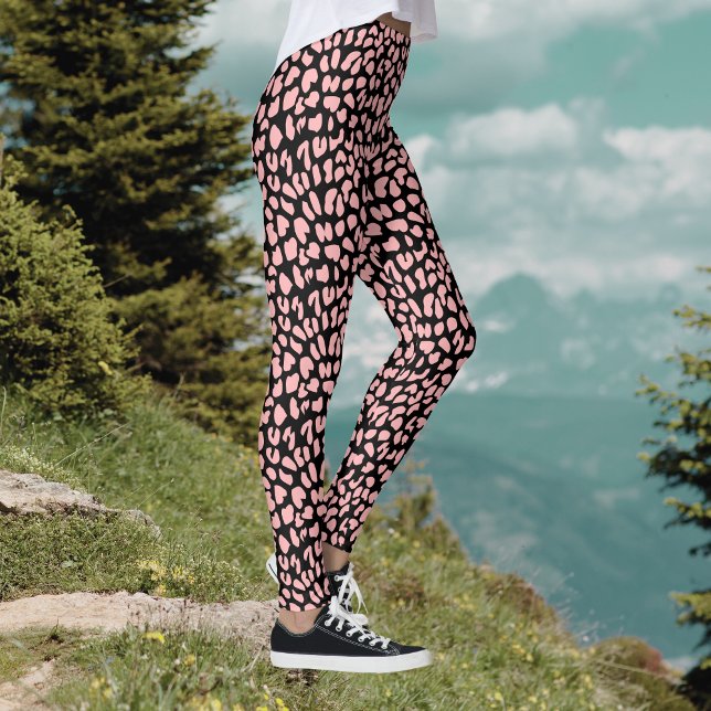 Leggings Impression de tigre noir (Créateur téléchargé)