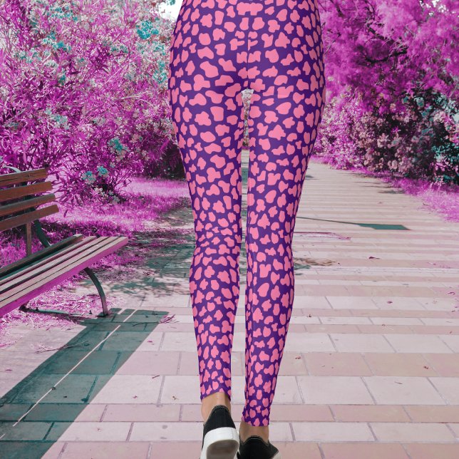 Leggings Impression de tigre pourpre (Créateur téléchargé)