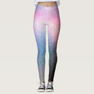 Leggings Impression graphique couleur arc-en-ciel