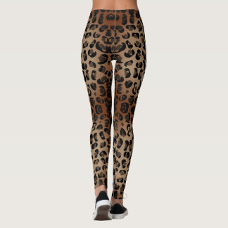 Leggings Impression Leopard Safari des années 90
