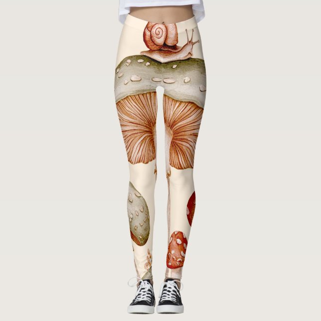 Leggings impression mashrum (Devant)