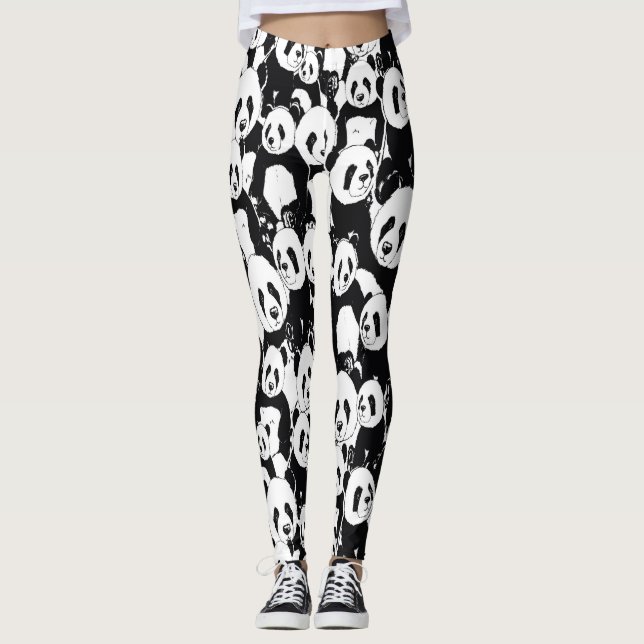 Leggings Impression Panda (Devant)