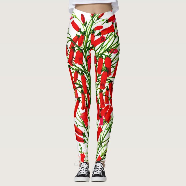 Leggings impression plante de pisteur (Devant)