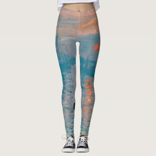 Leggings Impression Soleil Levant Claude Monet 