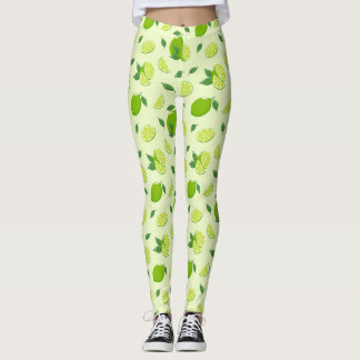 Leggings Impression Tout-En Citron
