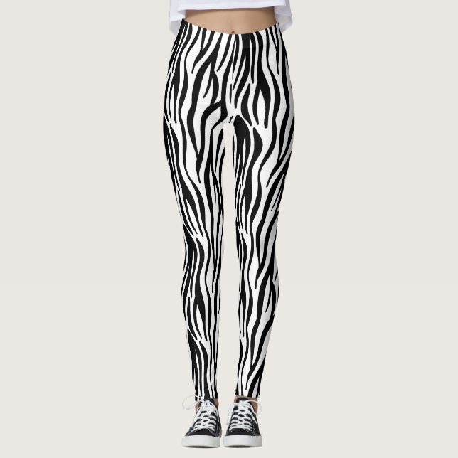 Leggings Impression Zebra (Devant)