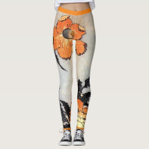 IMPRIMANTE JAPONAISE DE LEGINGS IMPRIMÉS EN FLEURS