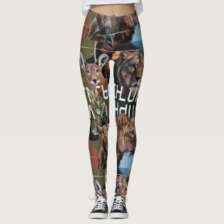 Leggings Imprimer la faune
