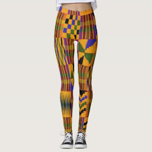 Leggings Imprimerie africaine V1