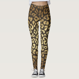 Leggings Imprimés Animaux Peaux de Léopard Guépard Ombre Do