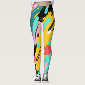 Leggings imprimés de fleurs
