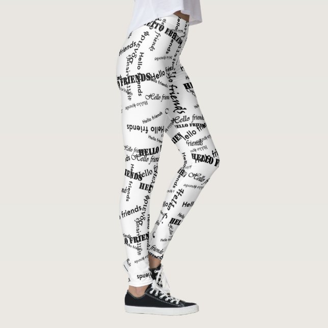 Leggings imprimés SPNP_ Text (Droite)