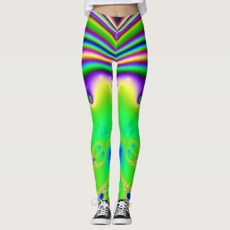 Leggings in funny rainbow style