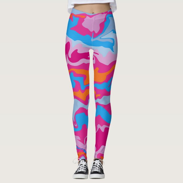 Leggings Inde - Liquify Design (Devant)