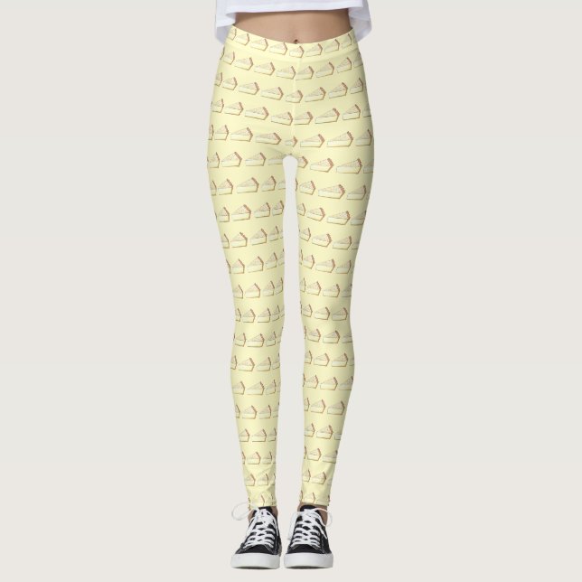 Leggings Indiana Sucre Agritourisme Pie Slice Dessert (Devant)